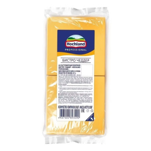 Сыр плавленый ломтевой Бистро Чеддер 369гр 1/9