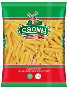 Макароны №7 Перья 900г Саоми