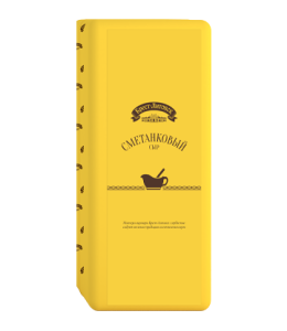 Сыр Савушкин Брест-Литовск Сметанковый 50% п/тв 1/6 евроблока, весовой