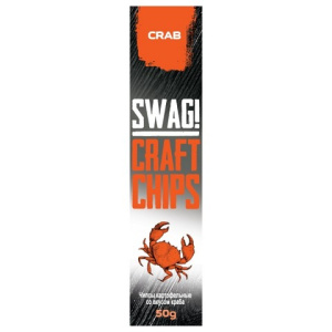 Картофельные чипсы вкус краба 50г SWAG