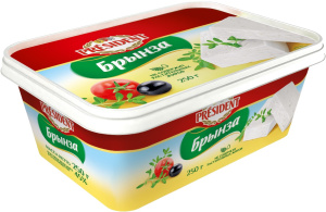 Сыр брынза 45% 250г Президент