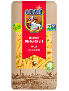 Макароны №23 Перья рифлен 400г