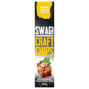 Картофельные чипсы холодец/хрен 50г SWAG