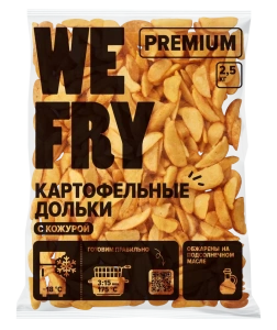 Картофельные дольки с кожурой We Fry Premium 2,5кг