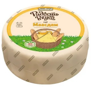 Сыр "Маасдам" 45% Семикаракорский СК,ТМ Радость вкуса круг, весовой