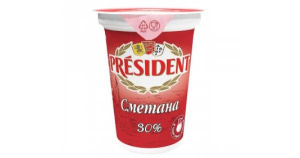 Сметана 30% 350г Президент (Хорека)