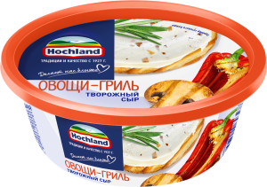 Сыр творож. Hochland овощи-гриль 140гр 1/6