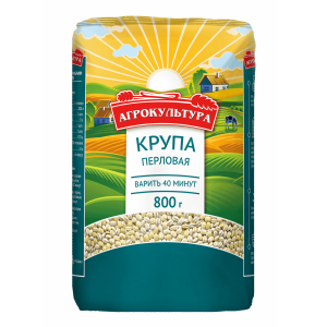Крупа Перловая  800 гр. "Агрокультура"