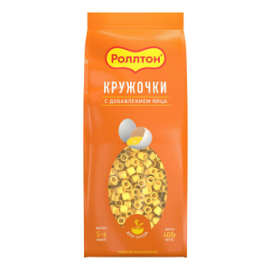 Макаронные изделия Роллтон Кружочки для супов яичные 400г