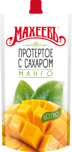 Манго протертое с сахаром д/п 300гр (1/16)