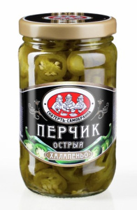 Перчик Халапеньо Скатерть-Самобранка острый ст/б 370мл 1/12