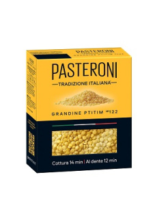 Макароны PASTERONI Грандине Птитим №122 400г Саоми