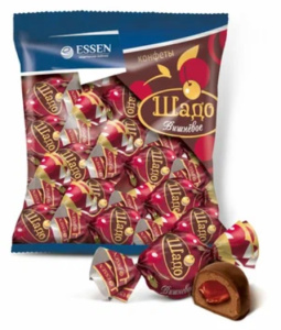 Конфеты "Шадо вишневое" с желейной начинкой Пакет 500г.