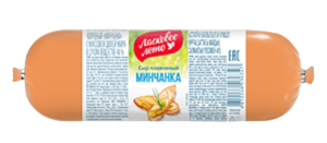 Cыр плавл колбасный копч "Минчанка" 40% п/пленка весовой Савушкин, весовой