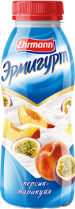 Эрмигурт питьевой Персик-Маракуя 1,2% 420г(6/1)