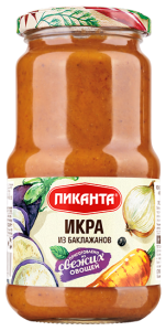 Икра из баклажанов 520гр Пиканта (1/6)