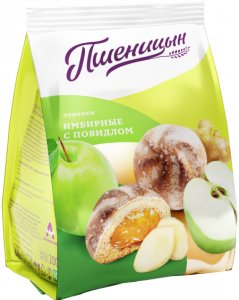 Пряники Имбирные с повидлом 0,2кг