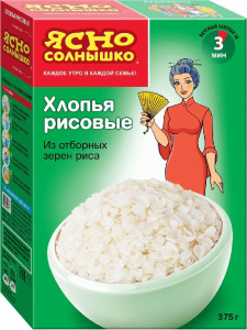 Хлопья рисовые 375г
