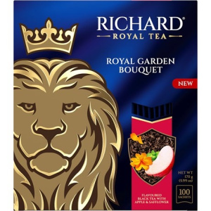 Чай Ричард Royal Garden Bouquet черный 100 сашет 170г 1/8