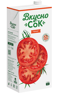 Томатный сок 0,95л с крышкой (Slim) ВкусноСок