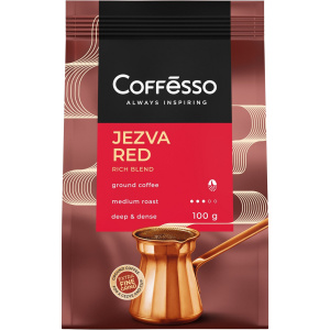 Кофе Coffesso Jezva Red м/уп молотый 100г