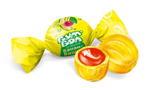 Карамель "Бумбол" со вкусом Банан-Вишня 1кг Конти