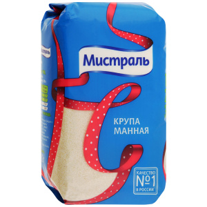 Крупа Мистраль манная 800гр 1/12