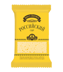 Сыр Брест-Литовск российский 50% 200 г