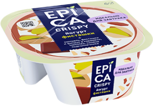 EPICA CRISPY с фисташками Йогурт сем. подсол. тем. шок. 10,5% 140г(6/1)