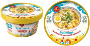 Лапша Товарищ Ван С вонтонами в пряном курином бульоне 94гр 1/12