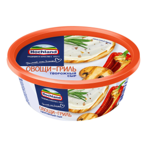 Сыр творож. Hochland овощи-гриль 140гр 1/6