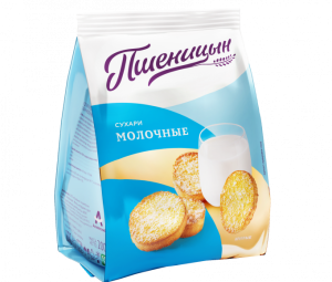 Сухари Молочные 10*200г Пшеницын