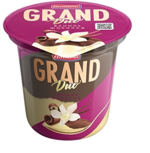 Гранд Дуо Пудинг Шоколадно-ванильный 230гр