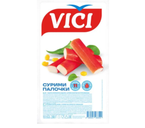 Рыбный п/ф Сурими палочки пастер. зам. 200гр Vici(12/1)