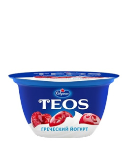Йогурт Греческий вишня 2,0% п/ст 140г Савушкин