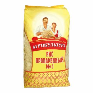 Рис Пропаренный №1 длиннозерный 800 гр. "Агрокультура"