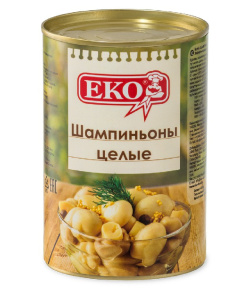 Шампиньоны целые 400 гр Еко ж/б