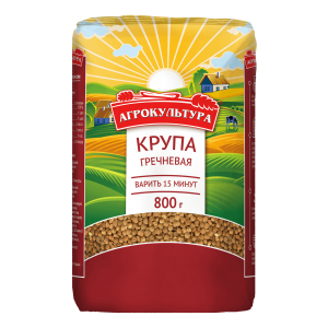 Крупа гречневая ядрица  800 гр. "Агрокультура"