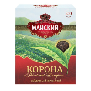 Чай Майский Корона Российской Империи крупнолистовой 200г