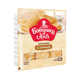 Блинчики с курицей "Бабушка Аня" 420гр