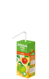 Яблочный 0,2л д/пит. (Slim Leaf) Дивный Сад (сокосодержащий напиток)