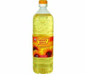 Масло "SUNNY GOLD" подсолн.раф.1сорт 1л