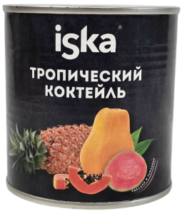 Тропический фруктовый коктейль ISKA 446мл 1/12