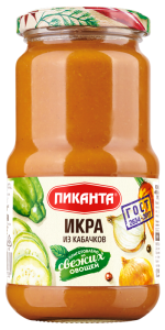 Икра из кабачков 450гр (1/6) Пиканта
