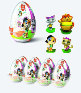 Драже сахарное в капсуле XXL"44 Котенка"  (8шт*10гр)