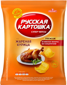 Чипсы Русская картошка (Курица 50г 24ш) (НДС 10%)
