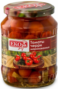 Томаты Черри маринованные 680 гр Еко (12/1)
