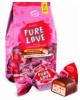 Конфеты "Pure Love" со вкусом сливки с клубникой 500г