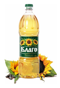 Масло подсол. раф. дезод. Благо 1л 1/15