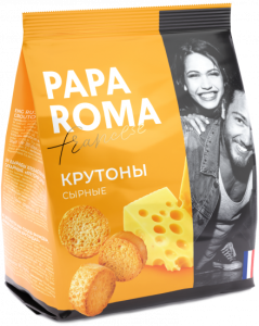 Крутоны сырные 100гр 1/22